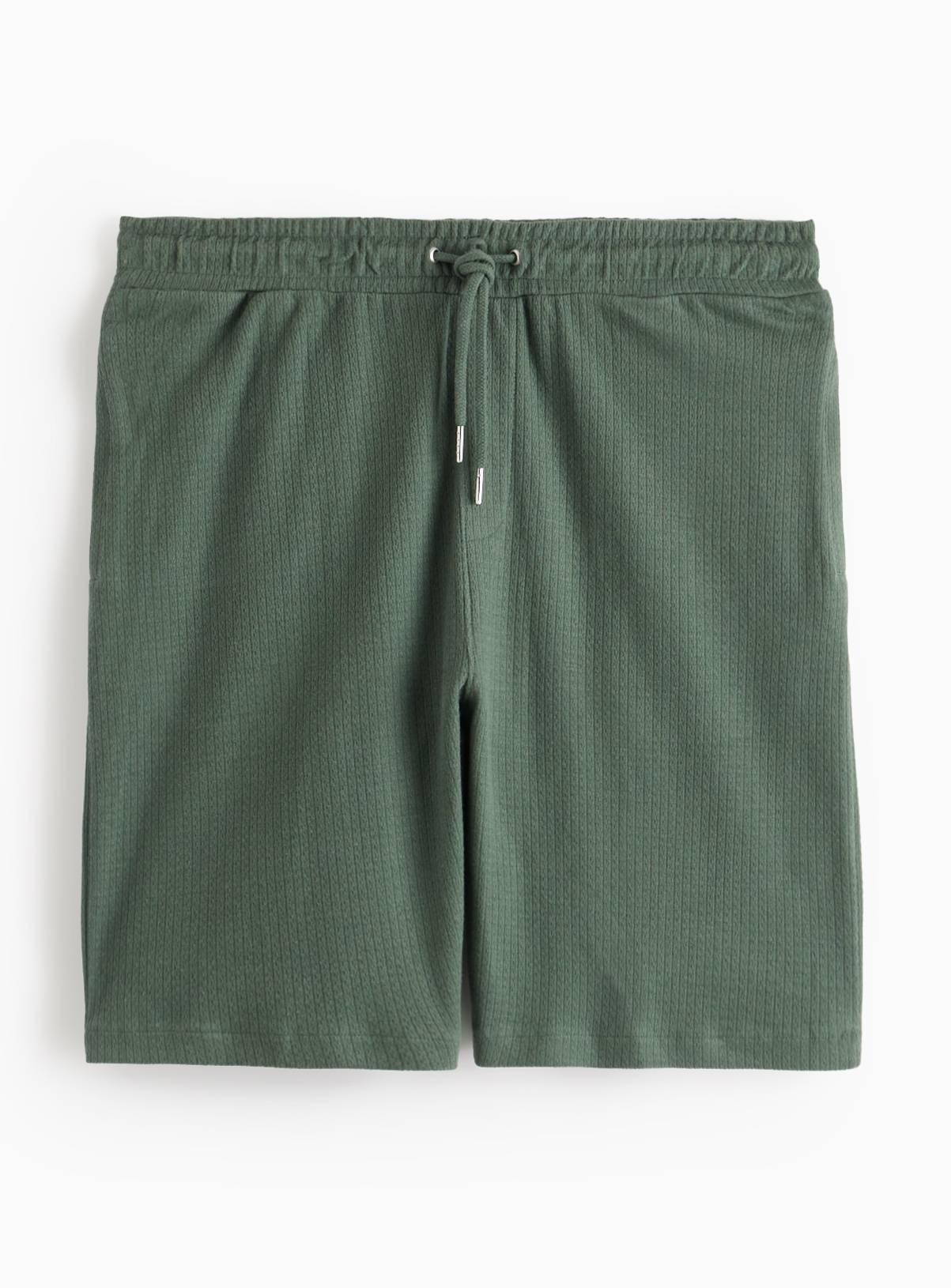 UNION WORKS Green Textured Co-ord Shorts  XL - Image 3
